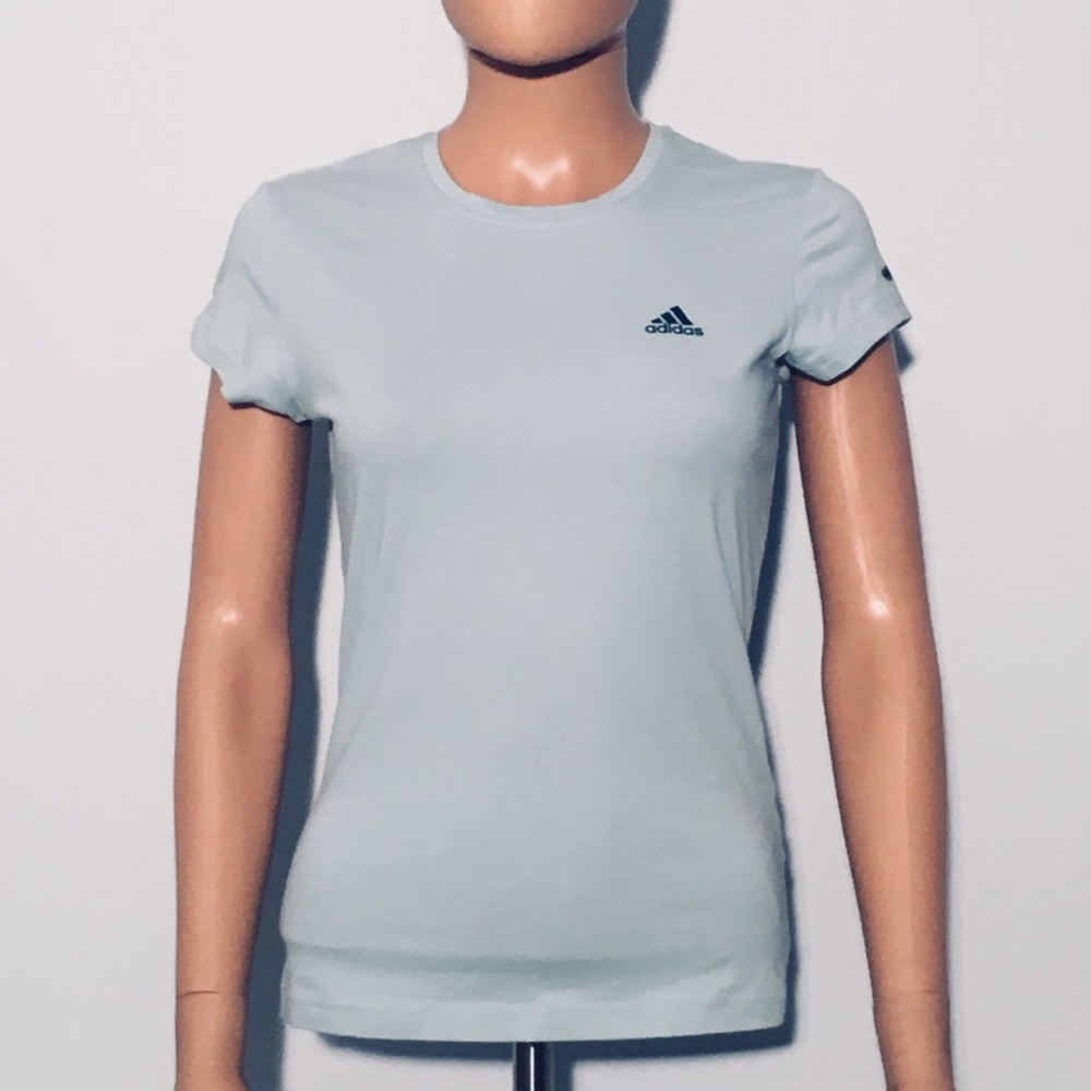 Adidas Athletic Fitness Short-sleeve Top Pre-owned
